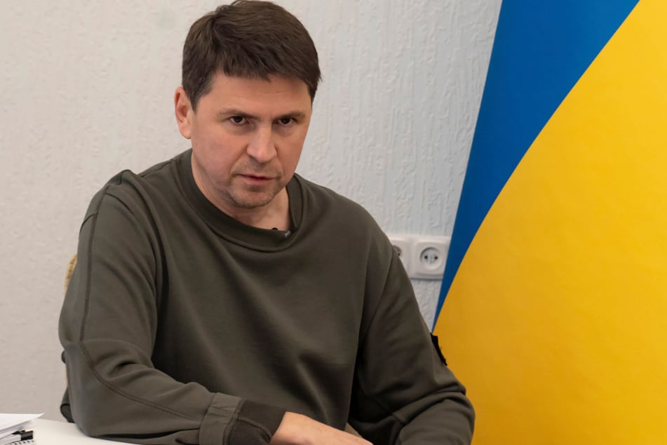 Der ukrainische Präsidentenberater Michailo Podoljak (51).