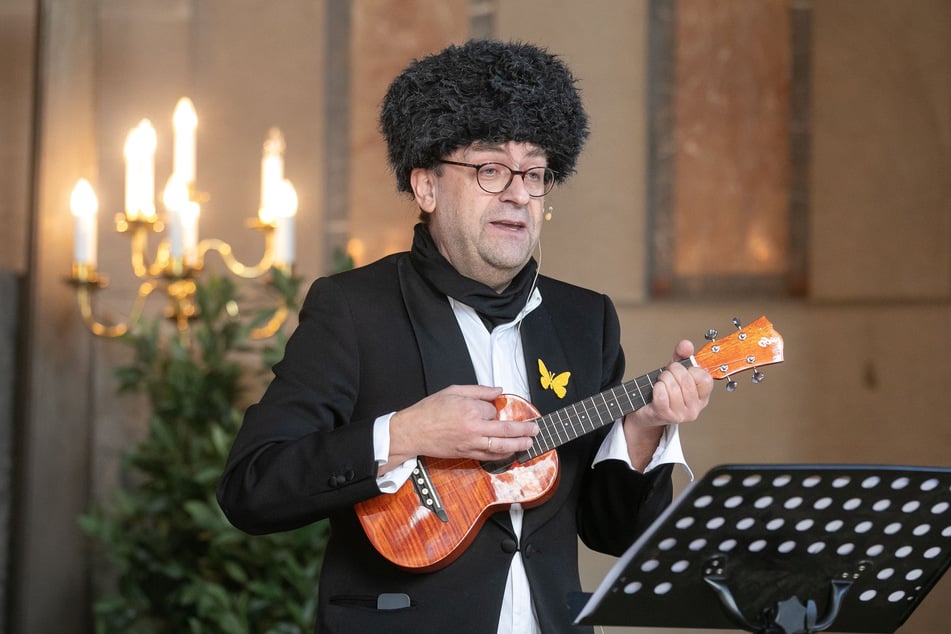 Markward Herbert Fischer (60) vom Literaturtheater Dresden tritt am 20. September in der Zimmerbühne auf.