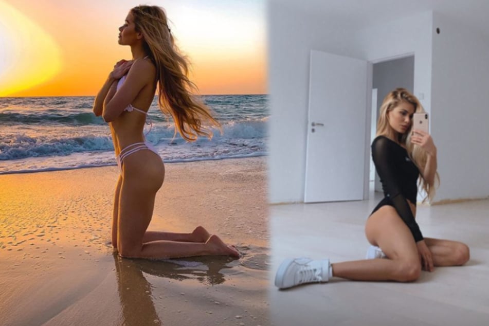 Fitness-Queen Pamela Reif (23) sehnt die anstehende Bikini-Saison herbei. (Fotomontage)