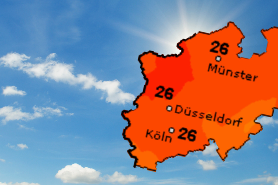 Am Mittwoch wird es in Nordrhein-Westfalen warm. Teilweise sind bis zu 29 Grad möglich.