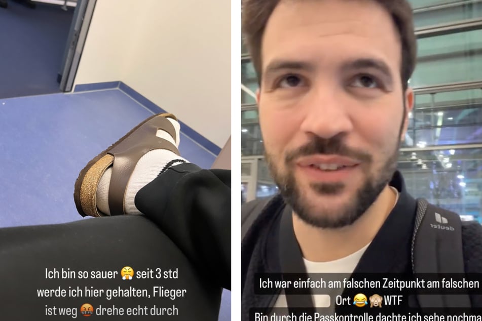 Auf Instagram erzählte Yasin (33) seinen Followern von dem unschönen Erlebnis am Münchner Flughafen.