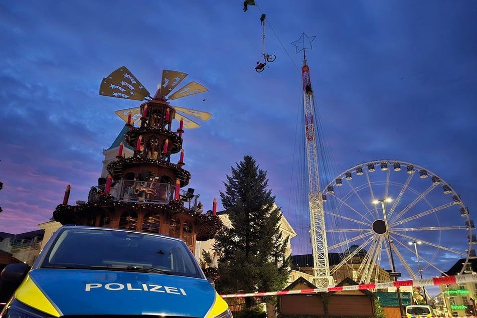 Der Vorfall geschah auf dem Weihnachtsmarkt-Gelände in Karlsruhe.