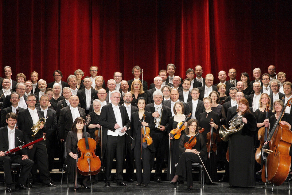 Aus Sachsen mit dabei: das Orchester der Elbland Philharmonie.