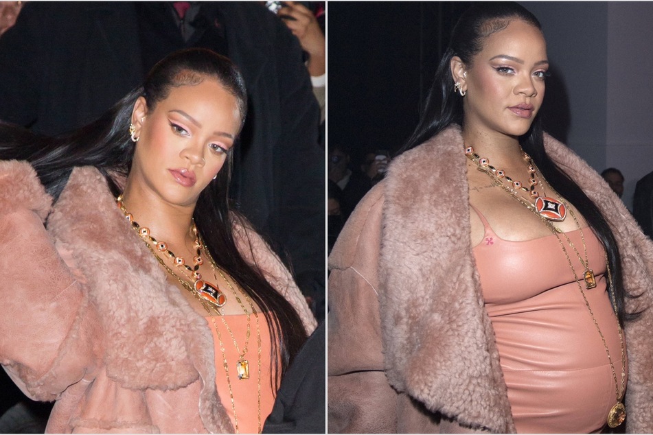 Rihanna goes high-glam maternity while awaiting second baby