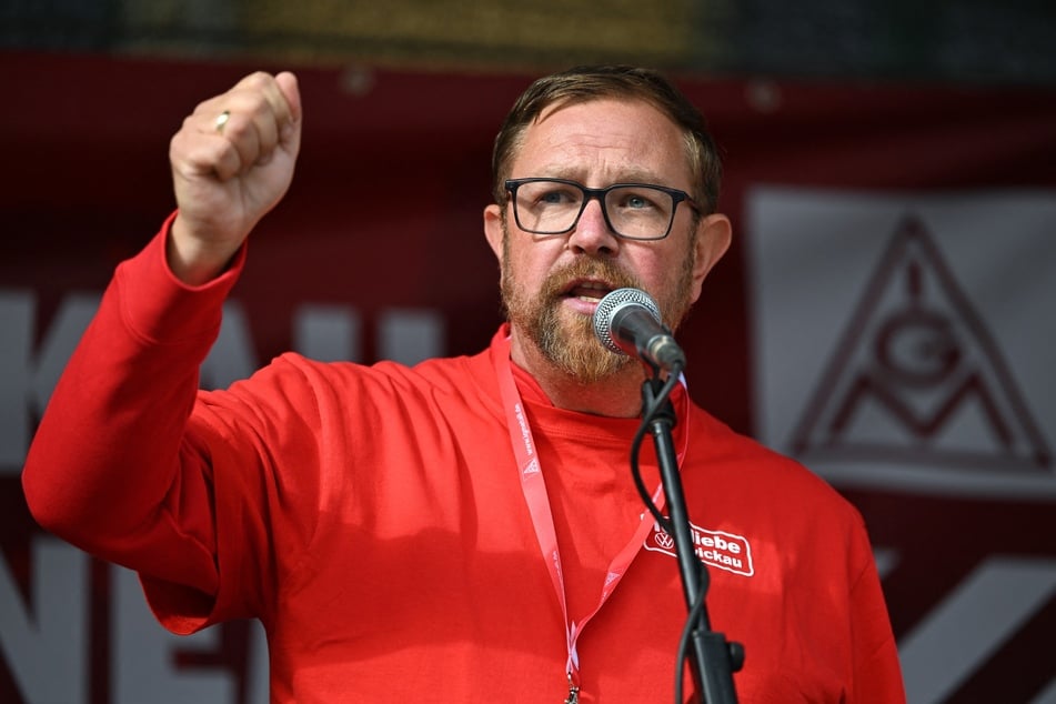 Zwickaus VW-Betriebsratsvorsitzender Mike Rösler hat kein Verständnis für die Kündigung der Tarifverträge.