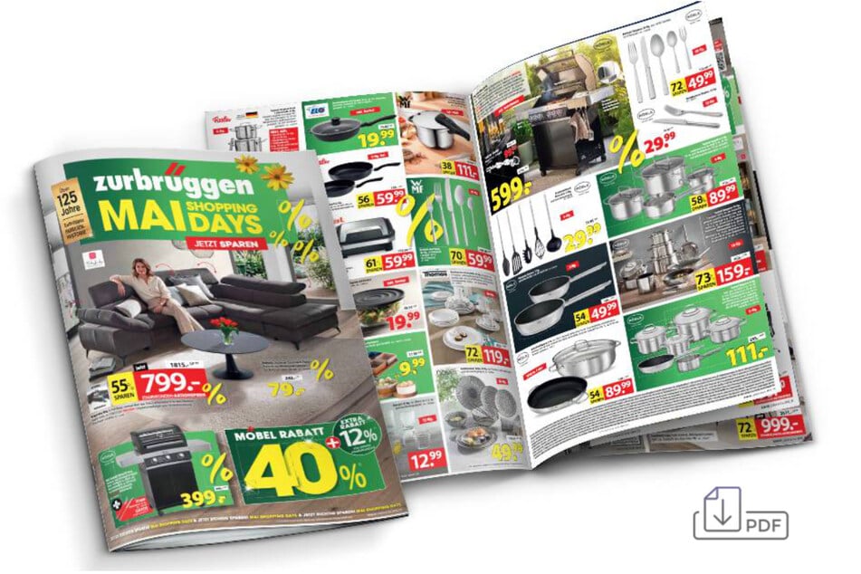 Klicken und durch den aktuellen Prospekt blättern.