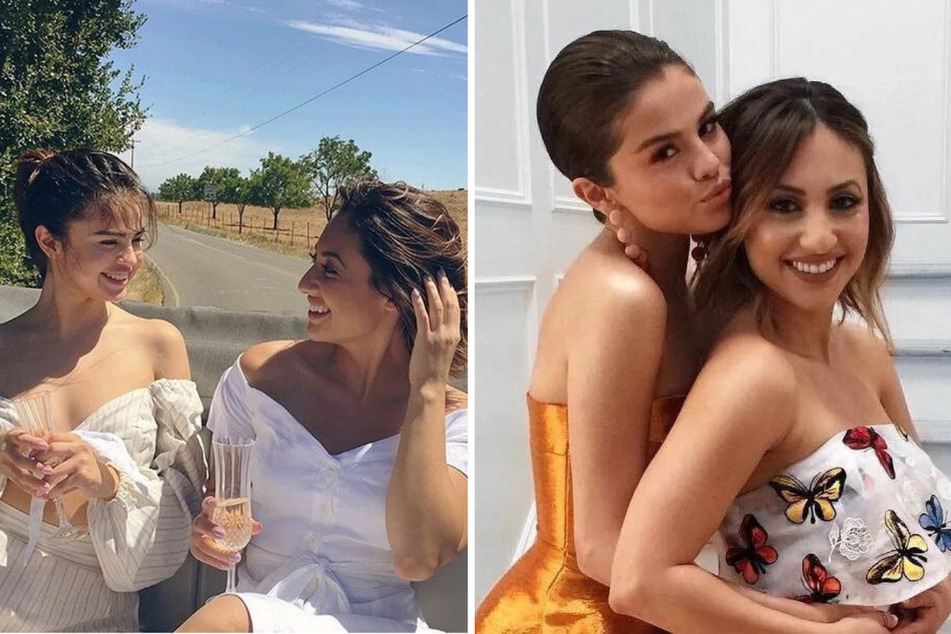 Selena Gomez (l.) penned a sweet birthday tribute to Francia Raisa, two months after the pair appeared to be feuding.