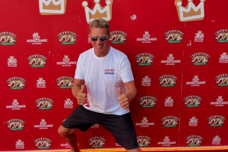 Entertainer Jürgen Milski (61) steht regelmäßig auf der Bühne in der Mallorca-Kultdisco "Bierkönig".