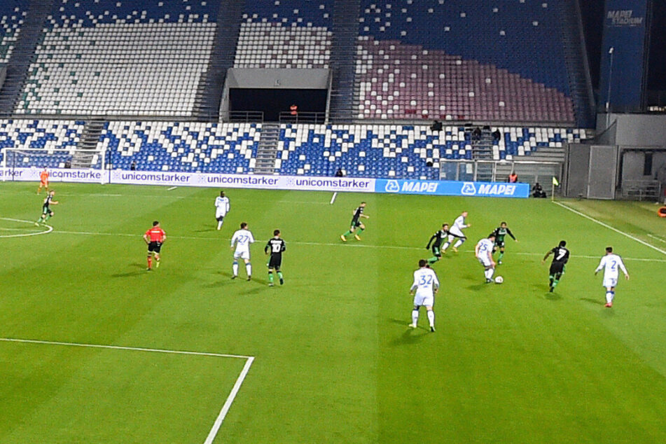 Aufgrund des Coronavirus fand in Italien auch das Spiel Sassuolo Calcio gegen Brescia Calcio ohne Zuschauer statt.