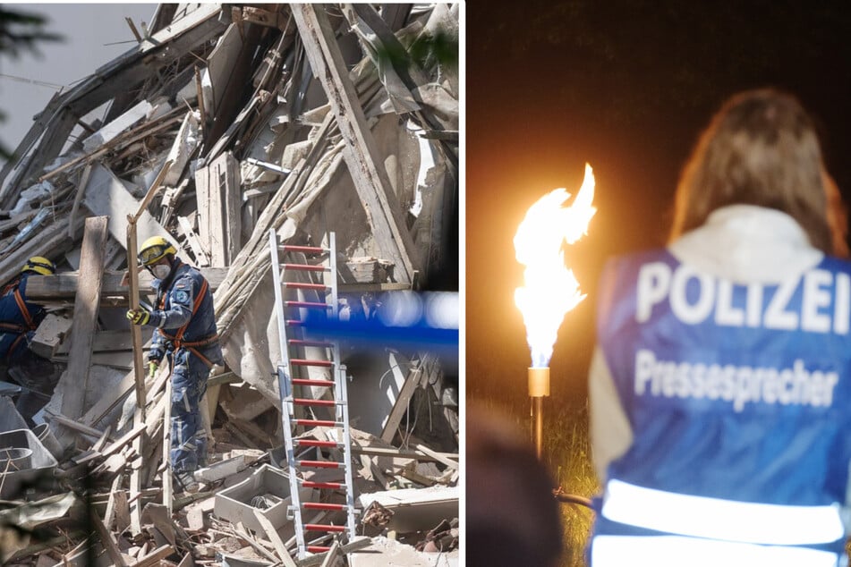 Hauseinsturz in Görlitz: Gas abgestellt, Suche nach Vermissten geht weiter