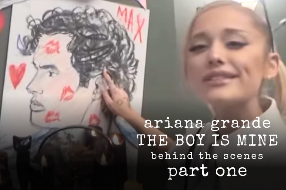 Ariana Grande shared an exclusive look at the making of her most recent music video!