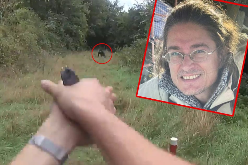 Aufnahmen der Bodycam eines der Polizeibeamten zeigen die Festnahme des mutmaßlichen Stromnetz-Saboteurs.