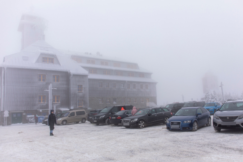 Am Fichtelberg herrschte über die Feiertage ebenfalls ein reger Verkehr.
