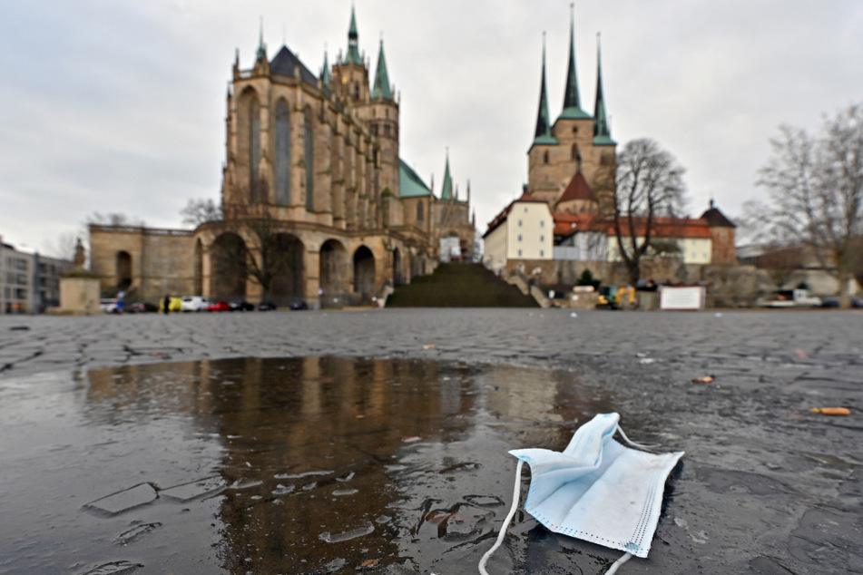 Am Samstag kommt es auf dem Domplatz in Erfurt zu einer Demonstration gegen die Corona-Maßnahmen.