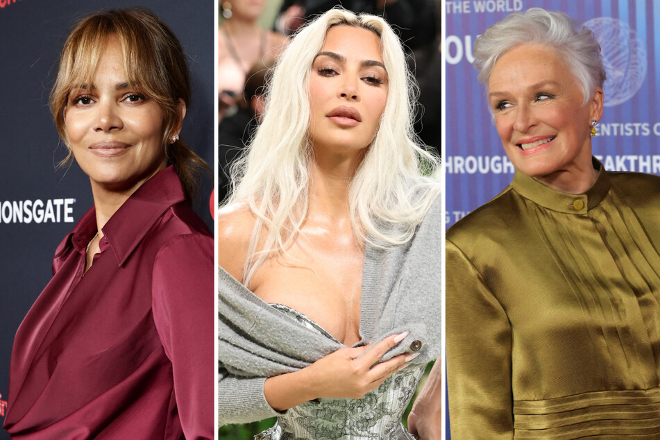 Kim Kardashian's (c.) next TV project has found two A-list additions to its ensemble cast in Halle Berry (l.) and Glenn Close.