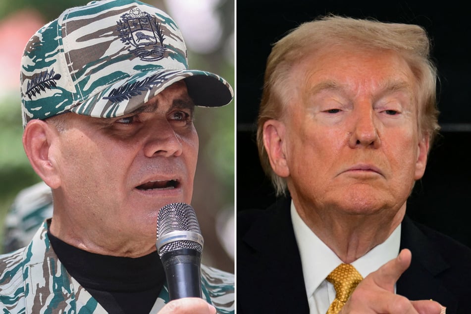 Vladimir Padrino, Venezuela's defense minister, said any CIA operation against the country would "fail" after Donald Trump (r.) authorized covert action.