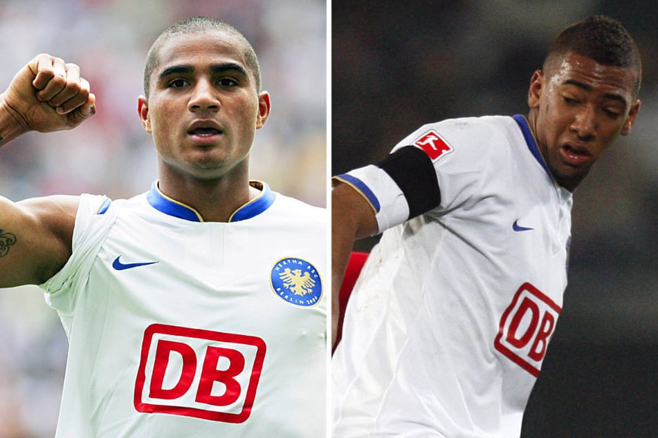 Die Boateng-Brüder Kevin-Prince (37, l.) und Jérôme (36) haben Hertha BSC im Sommer 2007 verlassen.