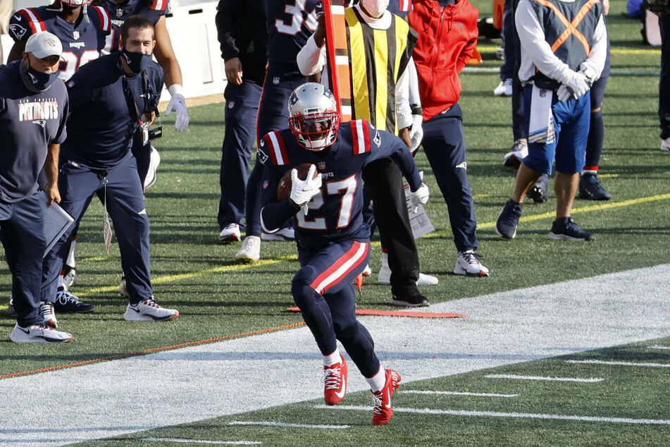 J.C. Jackson had two interceptions for the Patriots in their win over the Jets on Sunday.