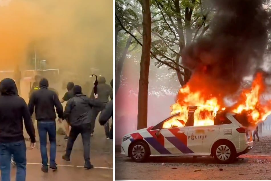 Anti-Asyl-Demo in Den Haag eskaliert: Randalierer greifen Polizei an