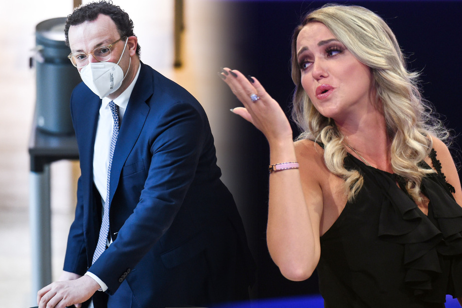 Cathy Lugner (31) ist nicht gut auf Gesundheitsminister Jens Spahn (l./41) zu sprechen. (Symbolbild)