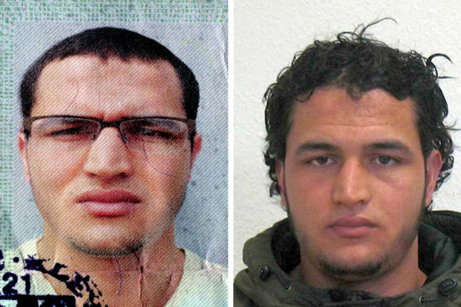Die Bildkombo zeigt die am 21.12.2016 vom Bundeskriminalamt (BKA) veröffentlichten Fahndungsfotos des Berliner Weihnachtsmarkt-Attentäters Anis Amri. (Archivbild)
