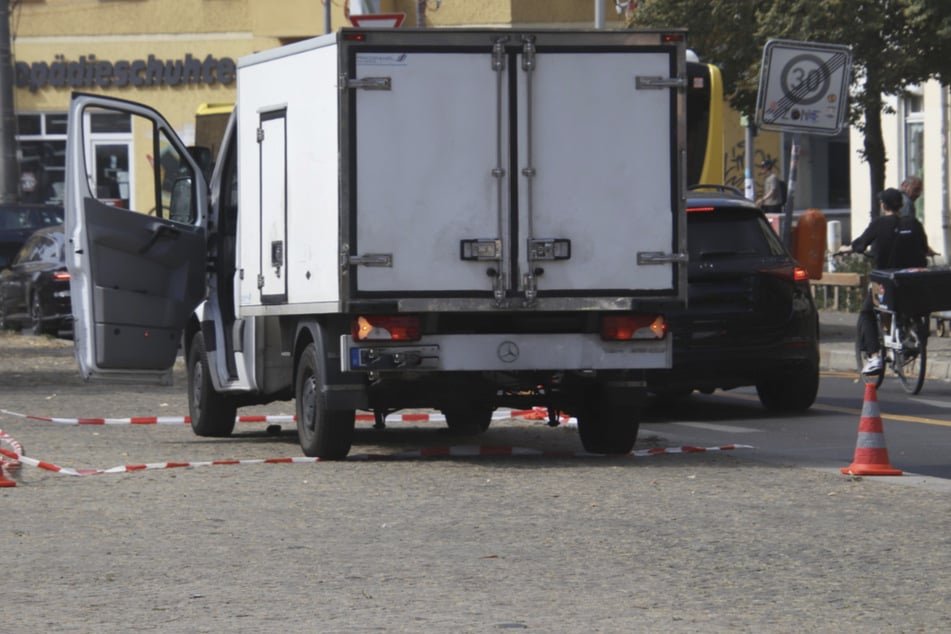 Der Transporter-Fahrer hatte den Fußgänger übersehen.