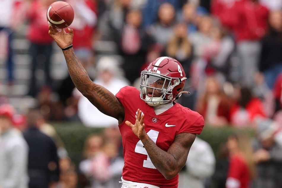 After subbing for Bryce Young during the 2022 season, Jalin Milroe is projected to be Alabama's starting quarterback for the 2023 season.