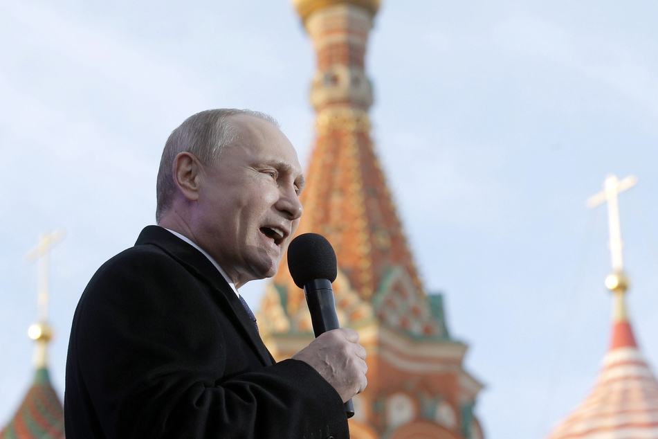Russlands Präsident Putin (69) bei einer Rede im Jahr 2015, schon damals wurde er in seinen Reden immer aggressiver.
