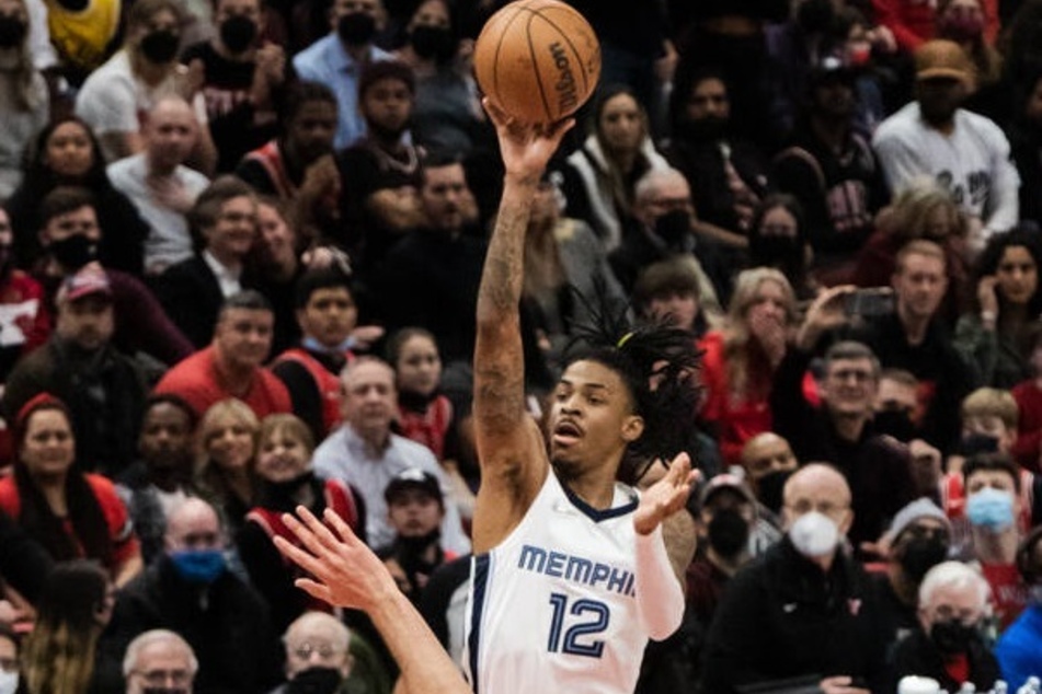 Grizzlies point guard Ja Morant scored a game-high 37 points against the Knicks.