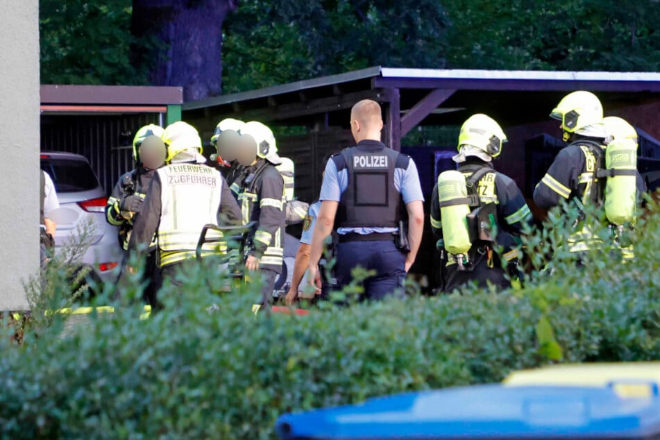 Chemnitz: Feuerwehreinsatz in Chemnitz: Garage in Brand geraten