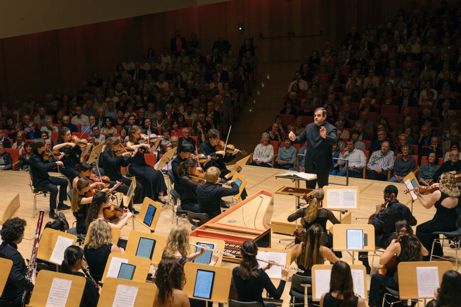 Das Moritzburg Festival Orchester unter Leitung von Josep Caballé Domenech.