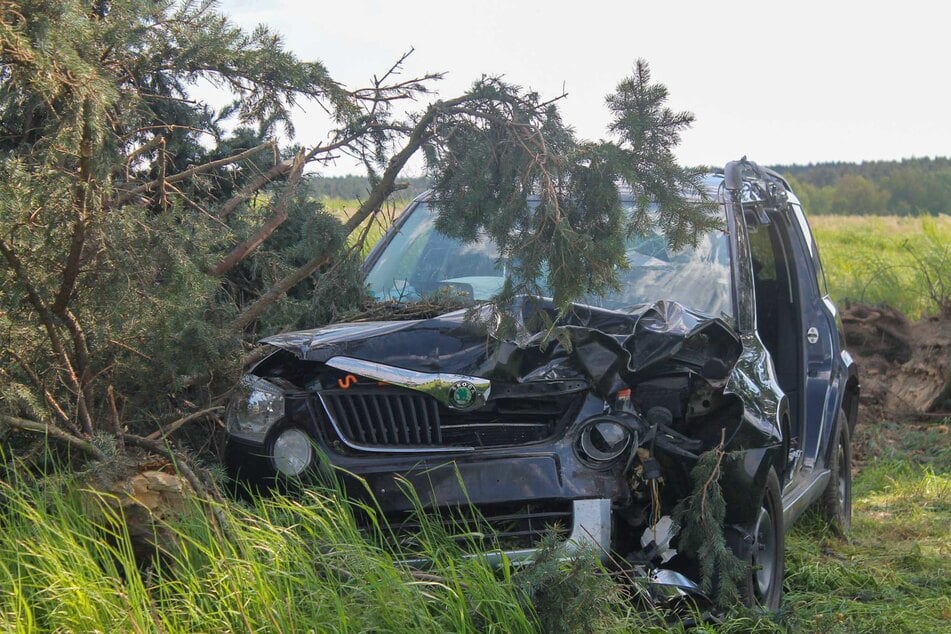 Die 71-jährige Fahrerin des Skoda verlor die Kontrolle über ihr Fahrzeug.