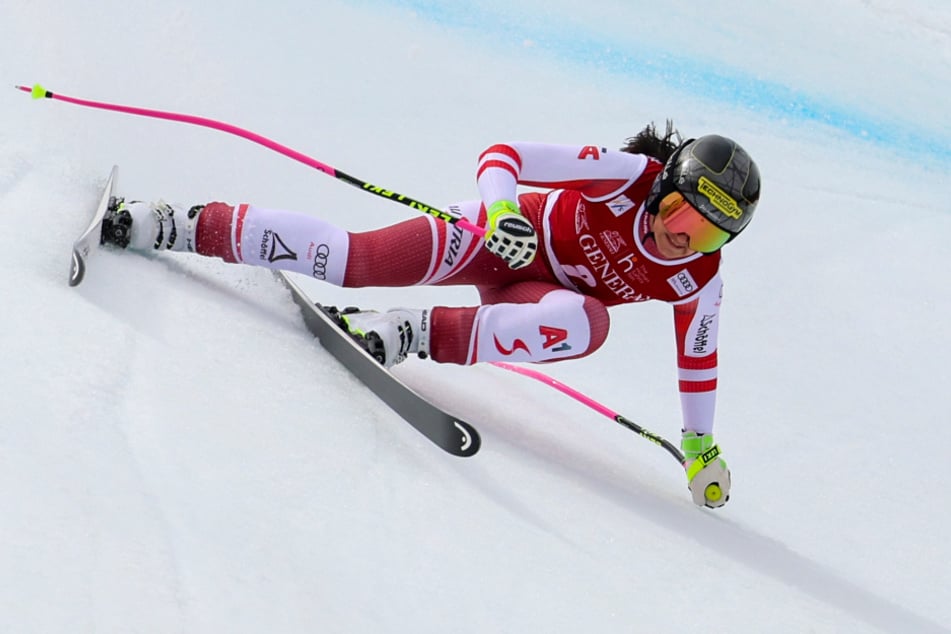 Stephanie Venier (30) gewann bei der Alpin-WM 2017 die Silbermedaille im Abfahrtslauf.