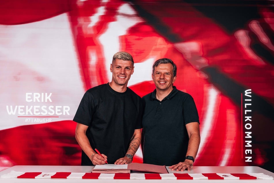 Erik Wekesser (29) wechselt inmitten in der Saison von der 2. in die 3. Liga zu Düsseldorf.
