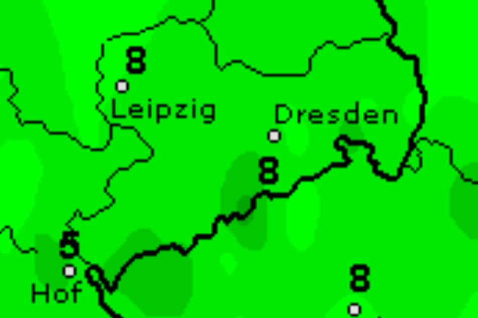 Kühle Temperaturen am Mittwochmorgen in Sachsen.