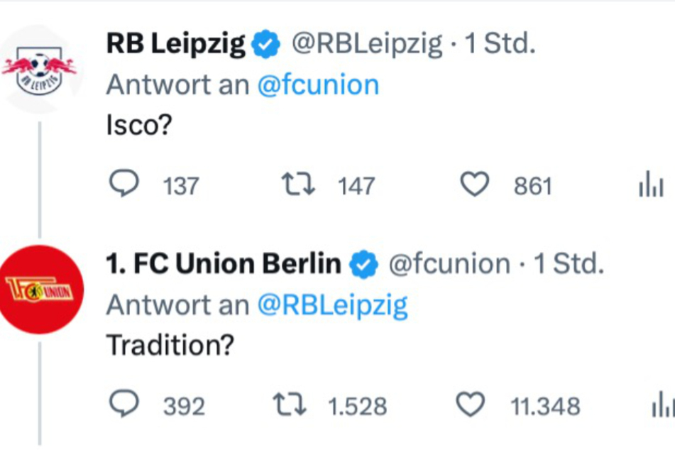 Der Konter des 1. FC Union Berlin kam im Netz deutlich besser an.