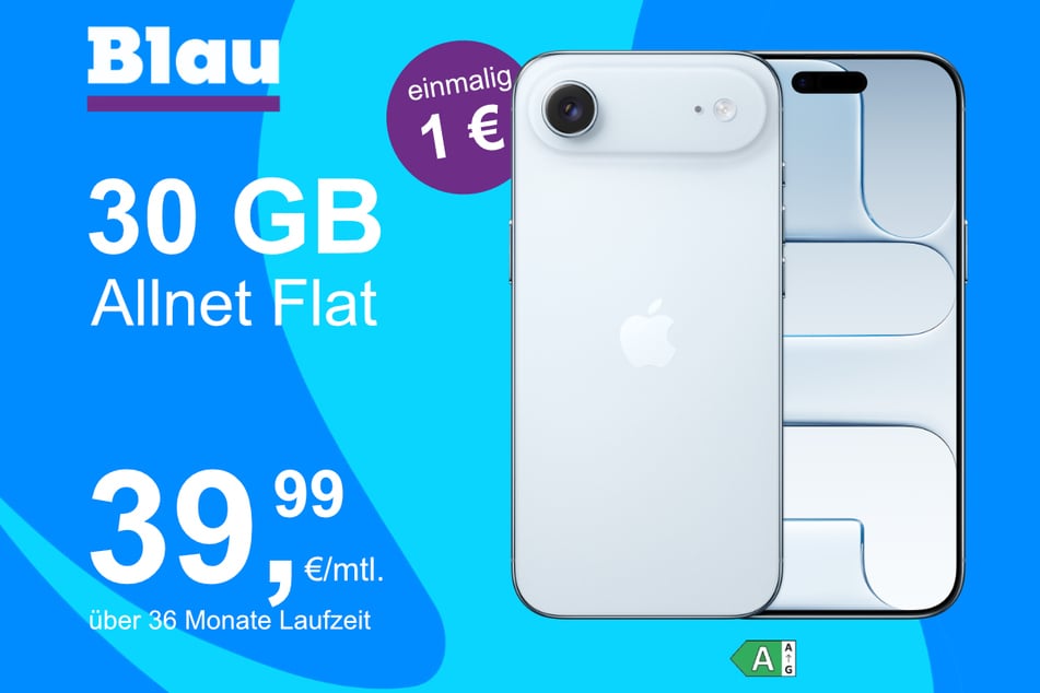 Das neue iPhone 17 Air im o2 Mobile L für einmalig 1 Euro.