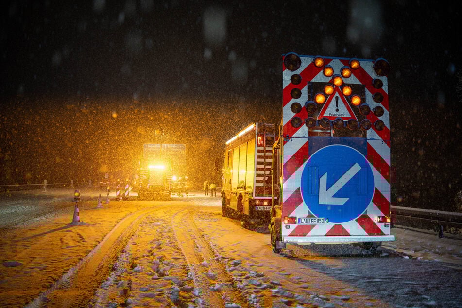 Die Straßen sind kaum befahrbar.