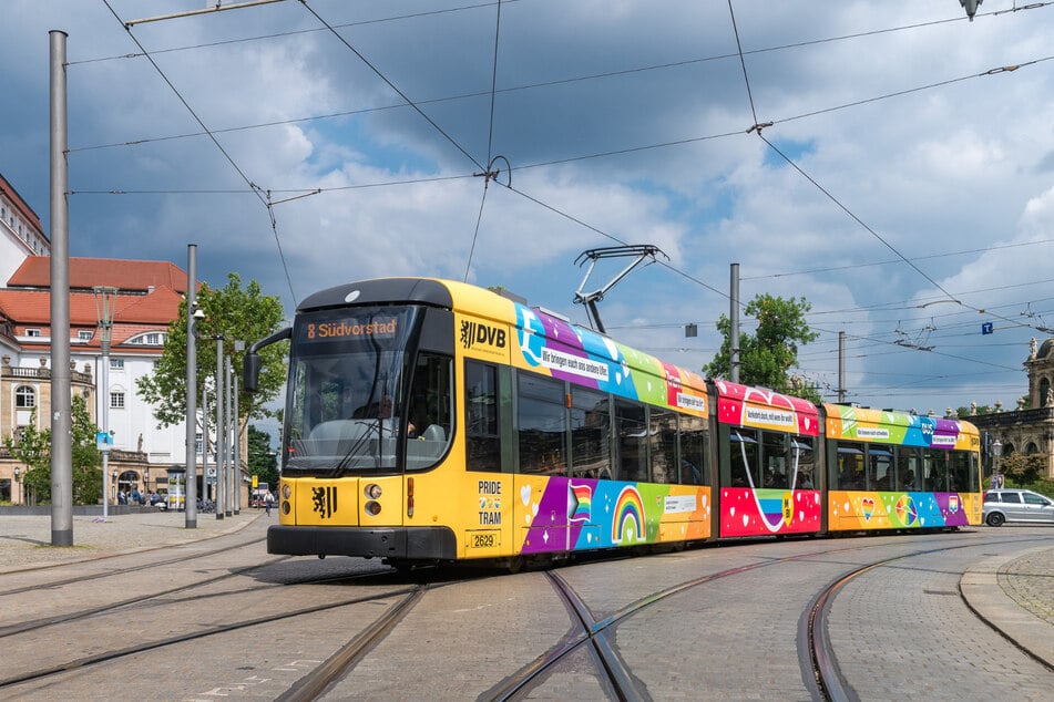Eine von etlichen betroffenen Linien: Laut Sparvorlage des OB fährt die Straßenbahnlinie 8 künftig nur noch zwischen Hellerau und Postplatz.