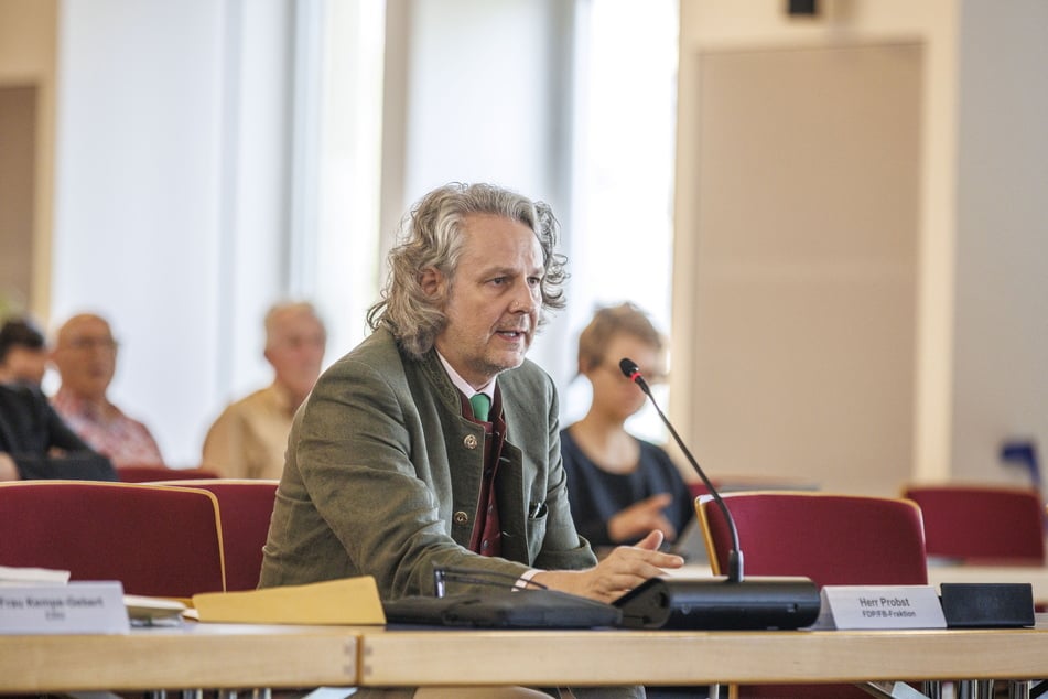 Stadtrat Patrick Probst (53, FDP) von der FDP/FB-Fraktion.