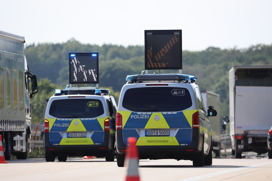 Auf der A4 Richtung Chemnitz staute es sich nach zwei Unfällen.