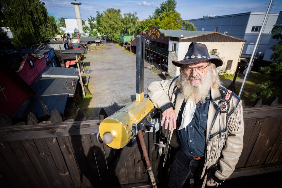 Ralf Keber ist erster Vorsitzender des Vereins der Westernstadt und Bürgermeister von Old Texas Town.