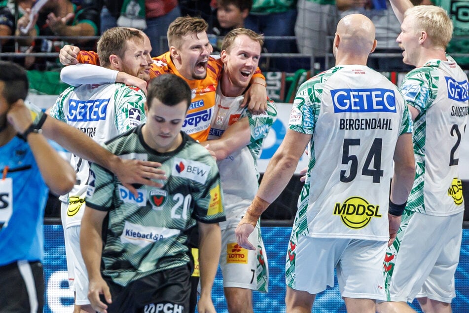 Das Hinspiel in Berlin konnten die Magdeburger mit 39:32 gewinnen.