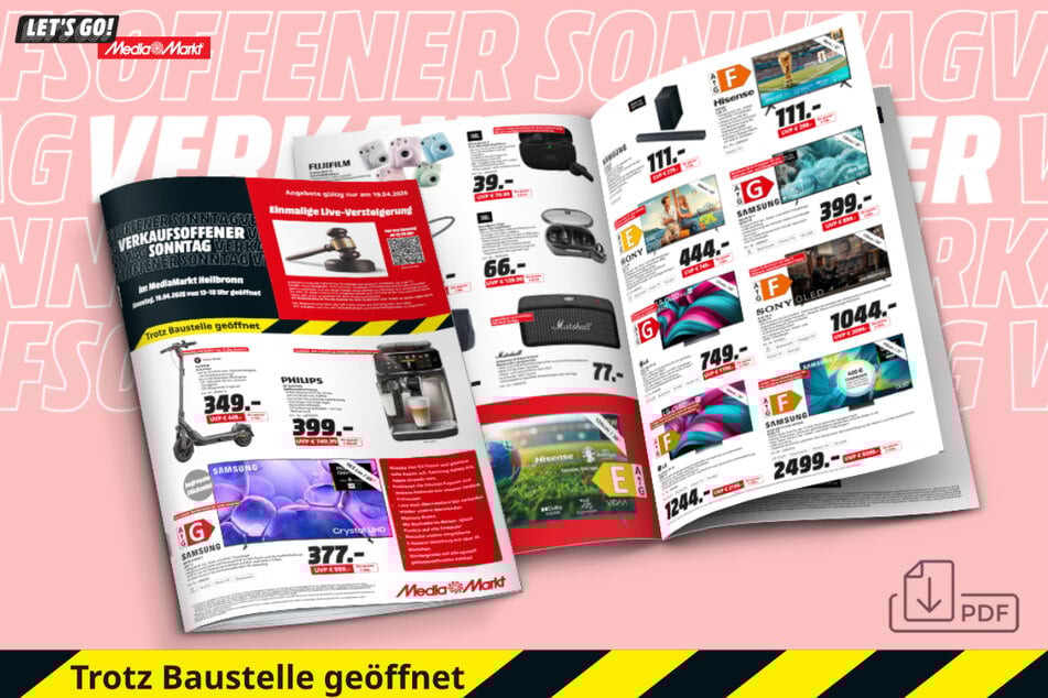 Die Angebote für Sonntag (19.4.) bei MediaMarkt.