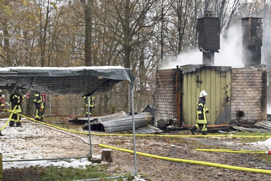 Die Unterkunft in Schleiden brannte bis auf die Grundmauern nieder.