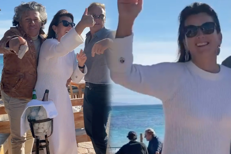 Claudia Obert feiert wilde Weihnachten und pfeift auf Corona-Abstand