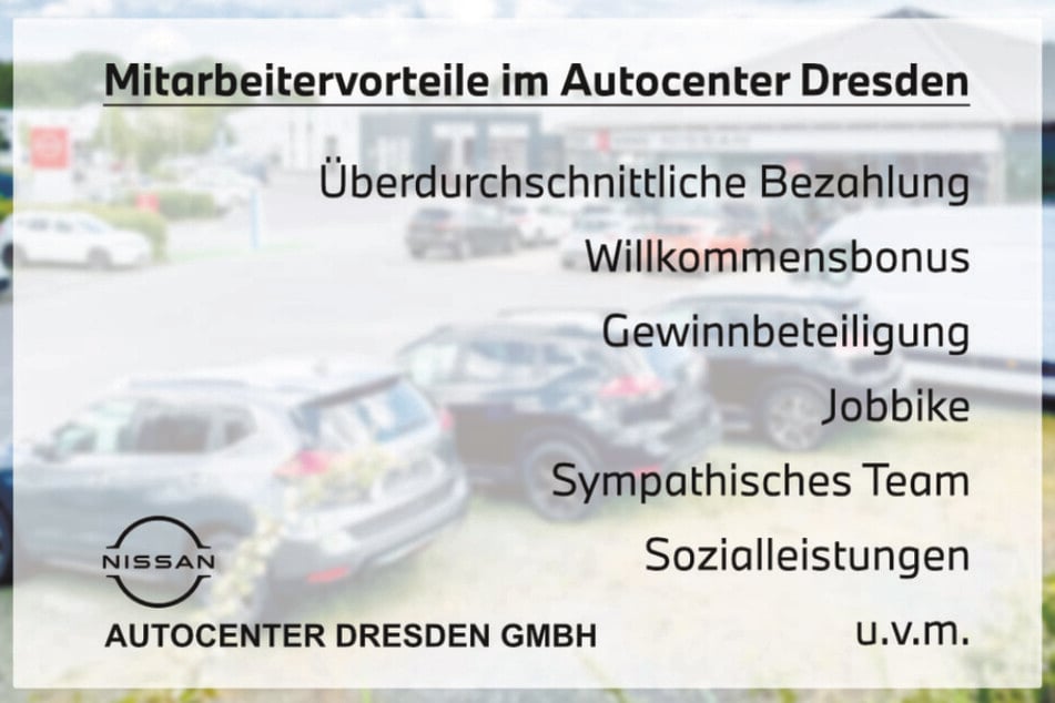 Mitarbeiter des Autocenters Dresden profitieren von vielen tollen Benefits.