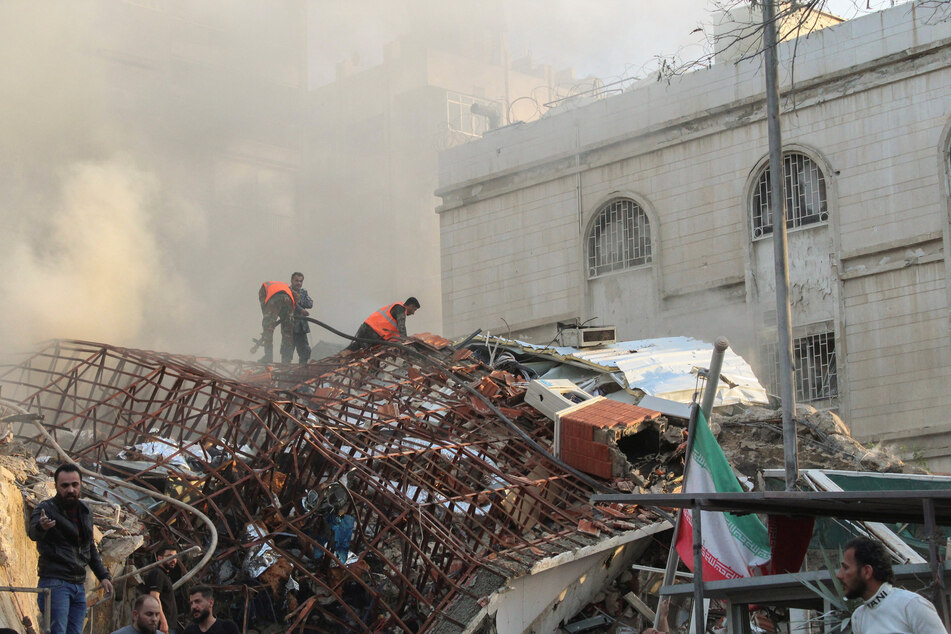A suspected Israeli strike on the Iranian consular compound in Damascus, Syria, killed several high-profile officials.