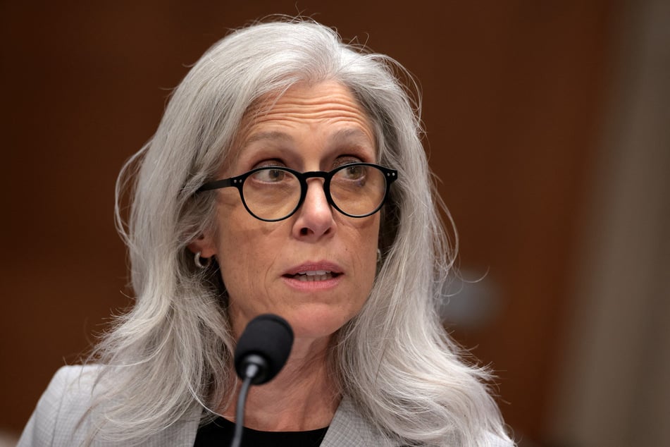 Susan Monarez, President Donald Trump’s nominee to be the director of the Centers for Disease Control and Prevention, testifies during her confirmation hearing before the Senate Committee on Health, Education, Labor, and Pensions on June 25, 2025.