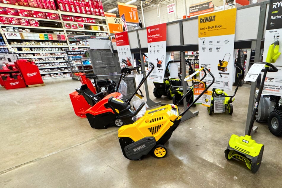 This equipment at Home Depot is perfect for getting your garden ready for winter
